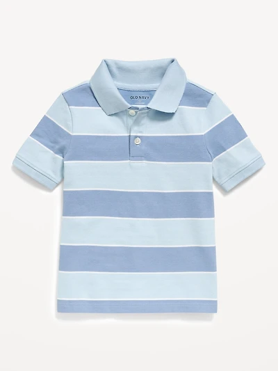 Short-Sleeve Pique Polo Shirt for Toddler Boys