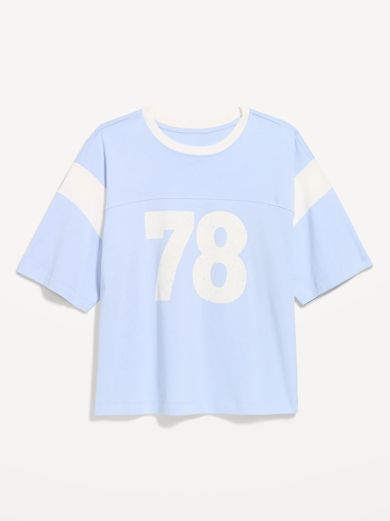 Short-Sleeve Loose Crew-Neck T-Shirt