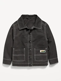 Washed Utility Jacket for Toddler Boys