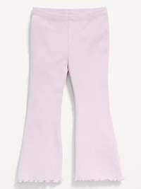 Ribbed Flared Leggings for Toddler Girls