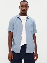 Classic Fit Everyday Linen-Blend Shirt