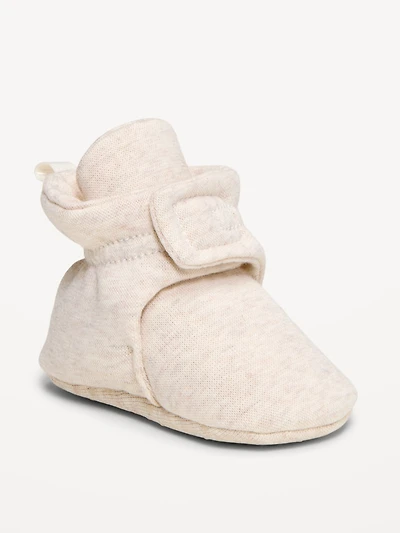 Jersey-Knit Booties for Baby