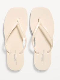 Square Toe Flip-Flop Sandals