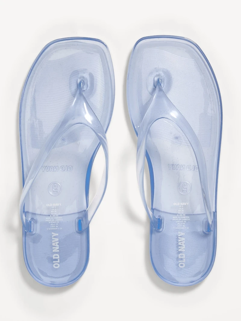 Flip-Flop Jelly Sandals for Women