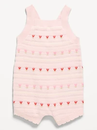 Sleeveless Sweater-Knit Romper for Baby