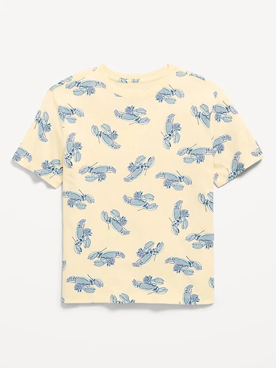 Softest Printed Crew-Neck T-Shirt for Boys