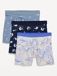 Printed Boxer-Brief Underwear 3-Pack - 6.25-inch inseam