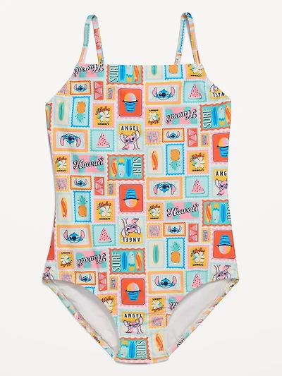 Disney© Stitch Back Cutout One-Piece Swimsuit for Girls
