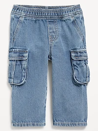 Baggy Barrel-Leg Cargo Jeans for Baby