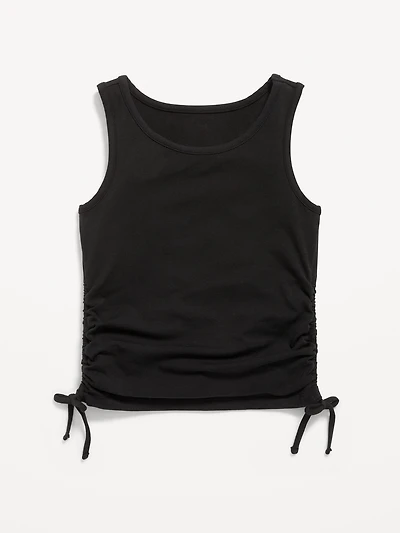 Side-Ruched Tank Top for Girls