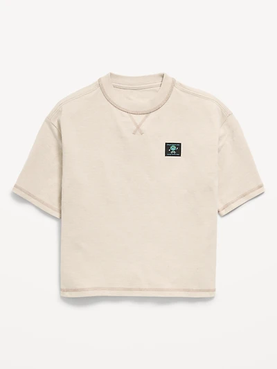 Oversized Boxy Short-Sleeve T-Shirt for Boys
