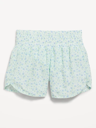 High-Waisted Dolphin-Hem Run Shorts for Girls