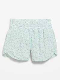 High-Waisted Dolphin-Hem Run Shorts for Girls