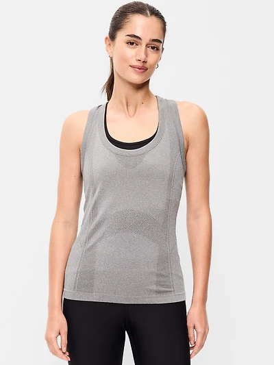 Seamless Fitted Ribbed Tank