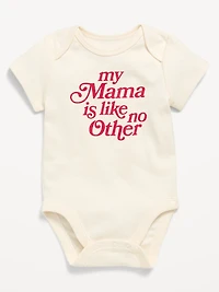 Short-Sleeve Unisex Graphic Bodysuit for Baby