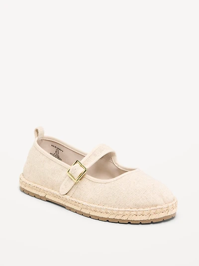 Mary Jane Espadrille Flats for Women