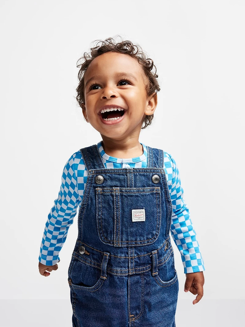 Unisex Workwear Jean Overalls for Baby