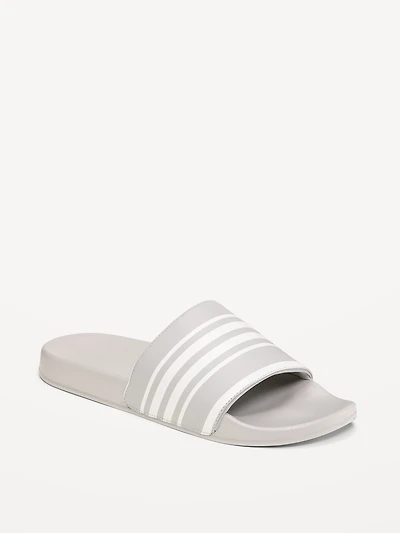 Faux-Leather Slide Sandals for Men (Partially Plant-Based