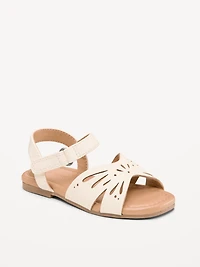 Faux-Leather Sandals for Toddler Girls