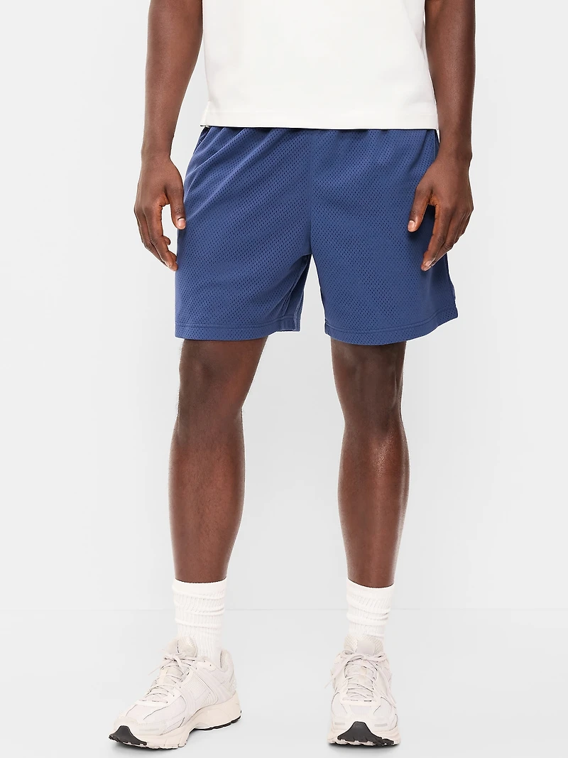 Baggy Mesh Shorts -- 6-inch inseam