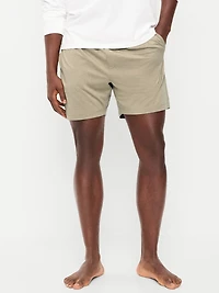 Jersey-Knit Pajama Shorts