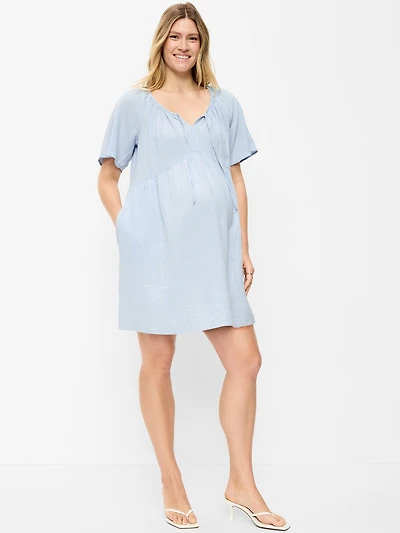 Robe à manches flottantes de maternité