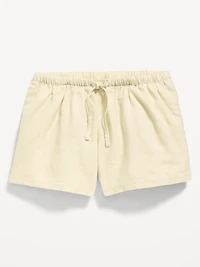 Linen-Blend Shorts for Girls
