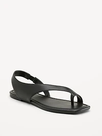 Asymmetrical Toe-Strap Sandals for Women