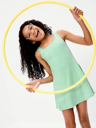StudioSmooth Sleeveless Athletic Dress for Girls