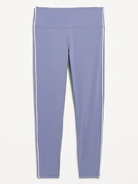 High-Waisted StudioSmooth 7/8 Side-Striped Leggings
