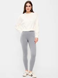 High-Waisted Jersey Fashion Layering Leggings