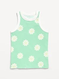 Fitted Ribbed Tank Top for Girls