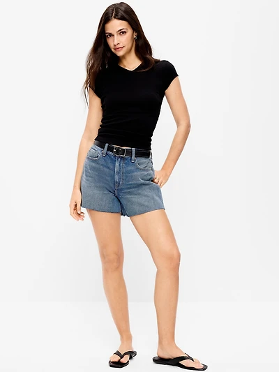 High-Waisted OG Jean Cut-Off Shorts - 4-inch inseam