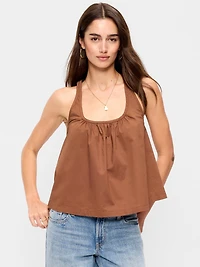 Sleeveless Trapeze Tank Top