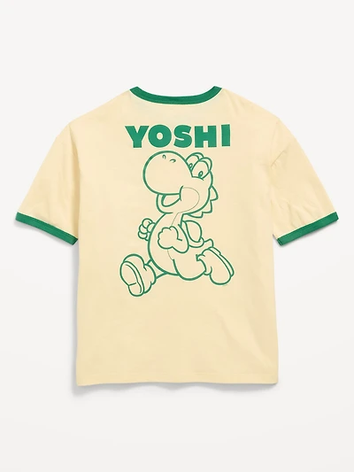 Super Mario™ Oversized Gender-Neutral Graphic T-Shirt for Kids