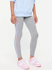 Rainbow Trim Leggings for Girls