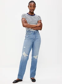 Curvy High-Waisted OG Loose Straight-Leg Jeans
