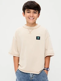 Oversized Boxy Short-Sleeve T-Shirt for Boys