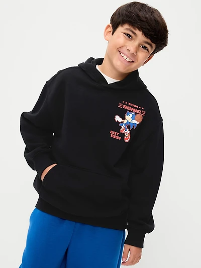 Sonic The Hedgehog™ Oversized Gender-Neutral Pullover Hoodie for Kids