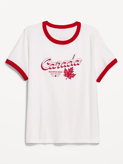 EveryWear Graphic Ringer T-Shirt