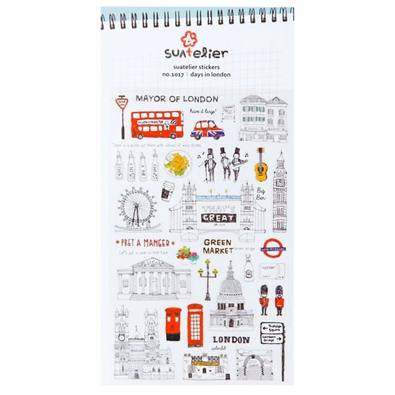 Suatelier Sticker: Days in London