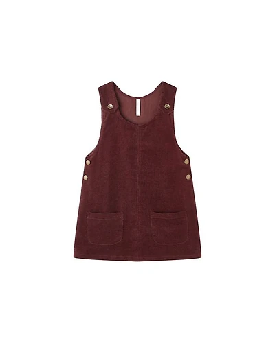 Burgundy Odette Overall Dress