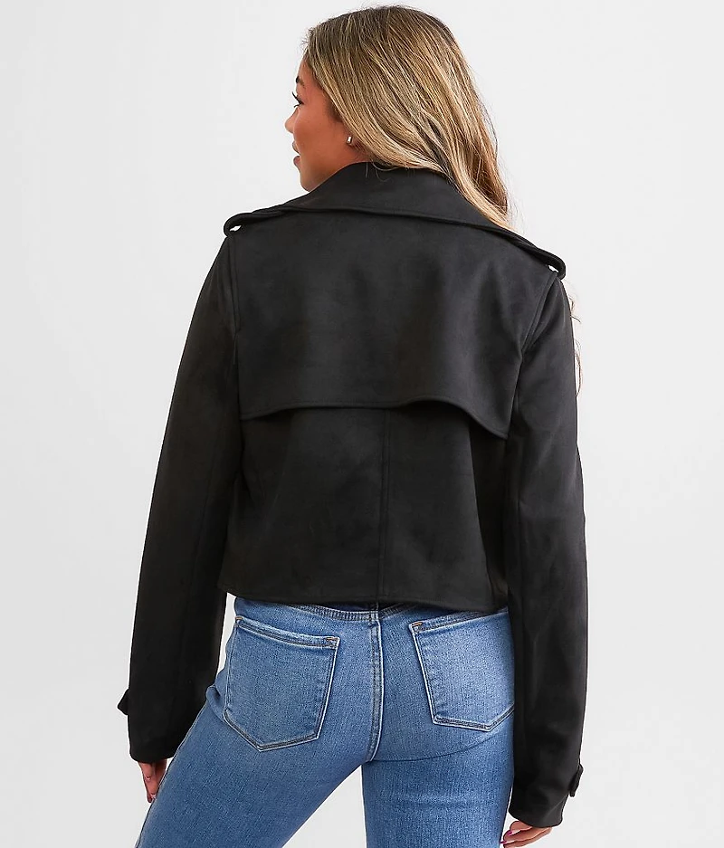 Faux Suede Jacket