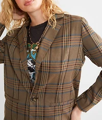 Plaid Blazer