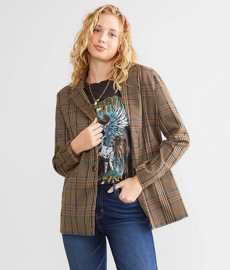 Plaid Blazer