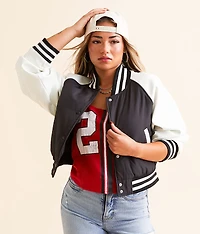 Varsity Cropped Jacket