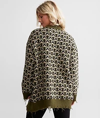 Destructed Cardigan Sweater