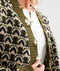 Destructed Cardigan Sweater