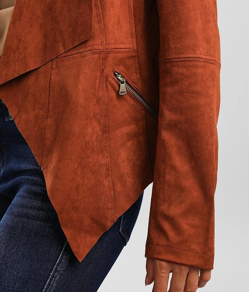 Faux Suede Jacket