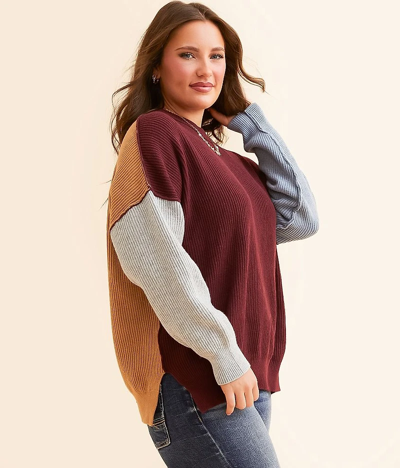Color Block Sweater